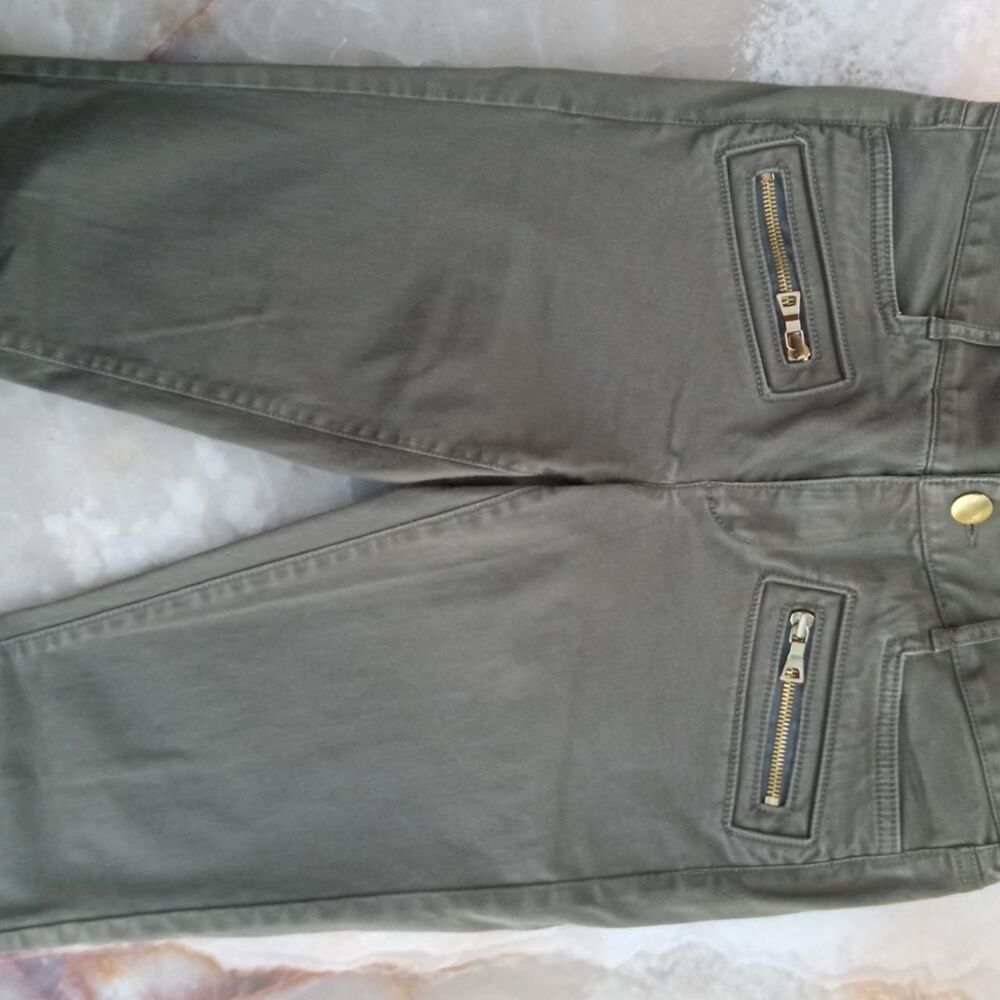 Loft Women's Khaki and Green Trousers